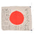 Original Japanese WWII Hand-Painted Hinomaru Yosegaki Good Luck Flag with 86 Signatures and Partial Translation Sheet - 27 1/2" x 34"