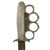 Original Rare U.S. WWII Everitt Black Handle Knuckle Fighting Knife with Added Scabbard Original Items