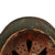 Original German WWII Heer Army Single Decal M35 Helmet with Period Replacement Italian Liner - Stamped ET62 Original Items