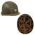 Original U.S. WWII Schlueter Swivel Bale Captain’s M1 Helmet with Westinghouse Liner - Untouched Original Items