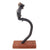 Original U.S. Vietnam War Era Bell OH-58 Kiowa Helicopter Control Stick Mounted on Wooden Display Board Original Items