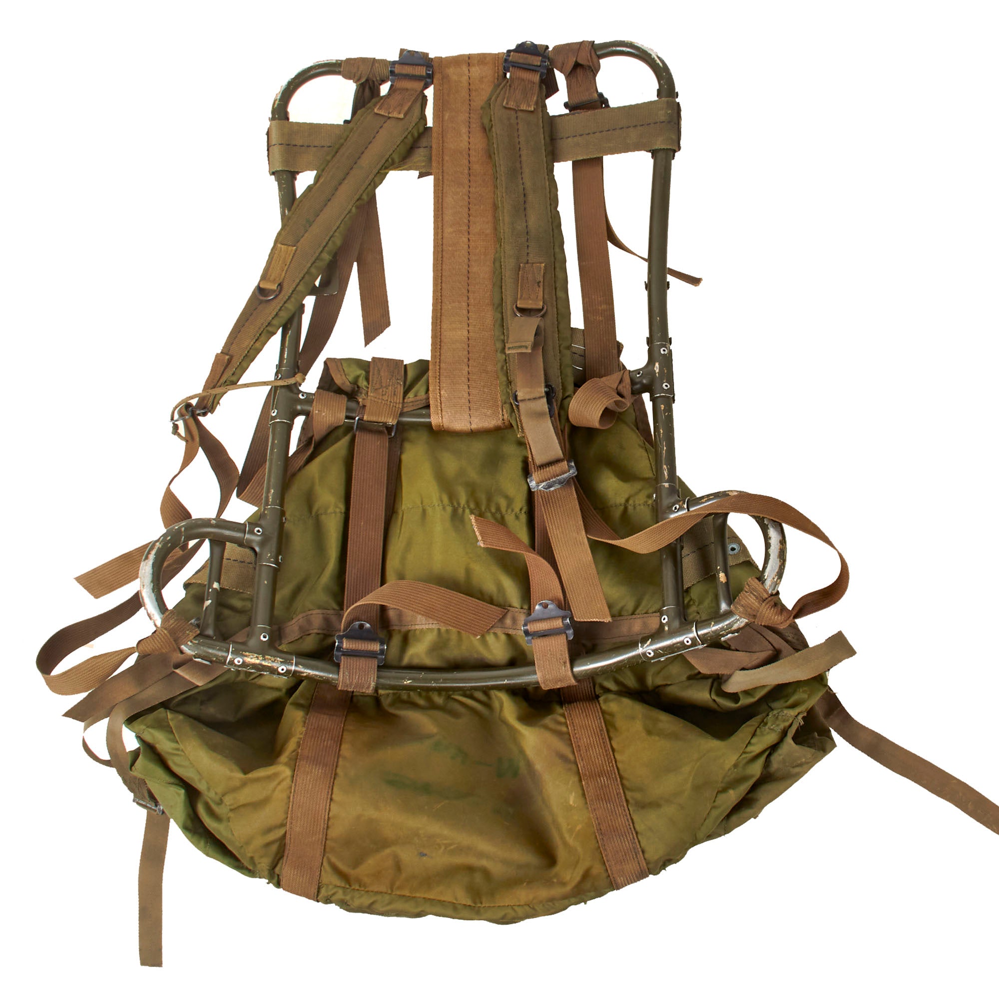 Lightwegit Frame Rucksack Original U.S. Vietnam War Early 1966 Model Lightweight Rucksack Frame ...