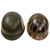 Original U.S. Korean War Medic M1 McCord Fixed Bale Front Seam Helmet with CAPAC Liner Original Items