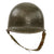 Original U.S. Korean War Medic M1 McCord Fixed Bale Front Seam Helmet with CAPAC Liner Original Items