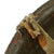 Original U.S. Korean War Medic M1 McCord Fixed Bale Front Seam Helmet with CAPAC Liner Original Items