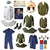 Original U.S. Cold War USAF Brigadier General G. Dennis Leadbetter Uniform, Flight Helmet, Flight Suit, Visor, and Cup Grouping Original Items
