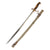 Original Japanese WWII Patrolman & Sergeant's Police Sword - Second Type with Steel Scabbard Original Items