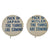 Original U.S. WWII Anti-Axis Button Pin Lot - Five Total Original Items