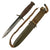 Original U.S. WWII M3 Guard-Marked Fighting Knife by Camillus with M8 Scabbard & Braided Leather Thong Original Items