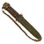 Original U.S. WWII M3 Guard-Marked Fighting Knife by Camillus with M8 Scabbard & Braided Leather Thong Original Items