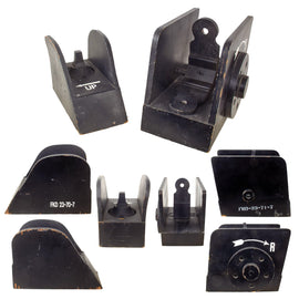 Original U.S. Vietnam War M16A1 Oversized Functional Front & Rear Sight Classroom Trainer Aids to Show Proper Sighting & Adjustment