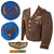 Original U.S. WWII 8th Air Force Bombardier Captain’s Ike Uniform with British-Made SSI, Ribbon Bar, & Bombardier Wings Original Items