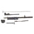 Original Italian WWII Breda Model 37 Display Machine Gun with Tripod, Transit Chest, Feed Strip Chest, and Extras Original Items