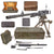 Original Italian WWII Breda Model 37 Display Machine Gun with Tripod, Transit Chest, Feed Strip Chest, and Extras Original Items