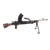 Original WWII British Bren MkI* Display Light Machine Gun with Live Barrel, MkI Butt Stock, and Magazine Original Items