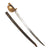Original U.S. Civil War Rare Model 1860 Naval Cutlass by Ames Mfg. Co. with Rare Leather Riveted Scabbard - Dated 1862