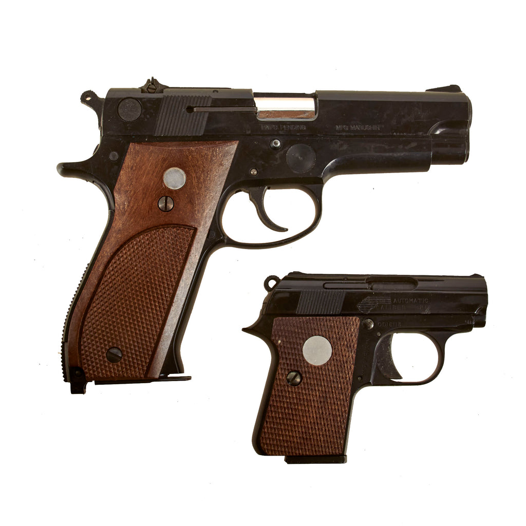U.S. Cold War Replica S&W 559 and Cold Junior Cap Plug-Firing Pistols by Marushin, Japan with Magazines