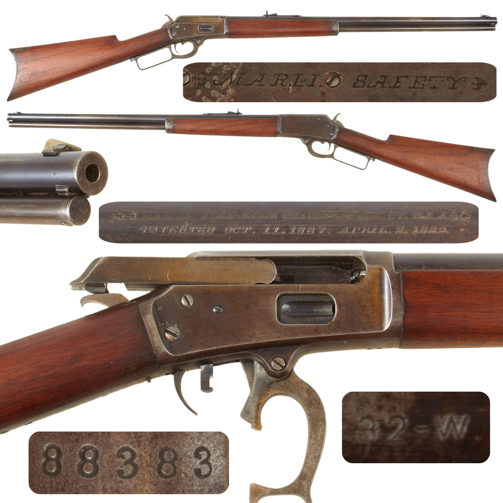 Original U.S. Marlin Model 1889 “New Safety” .32-20 W.C.F. Lever-Action Rifle with Excellent Bore - 1893 Production - Serial No. 88383