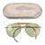 Original U.S. WWII USAAF Private-Purchase Bausch & Lomb Aviator Sunglasses with Named Case - W.J. Dickson