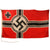 Original German WWII USGI Bring Back Kriegsmarine Reichskriegsflagge 150 × 250 cm Naval Battle Flag by Plutzar & Brüll KG - Veteran Family Provenance