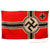 Original German WWII USGI Bring Back Kriegsmarine Reichskriegsflagge 150 × 250 cm Naval Battle Flag by Plutzar & Brüll KG - Veteran Family Provenance