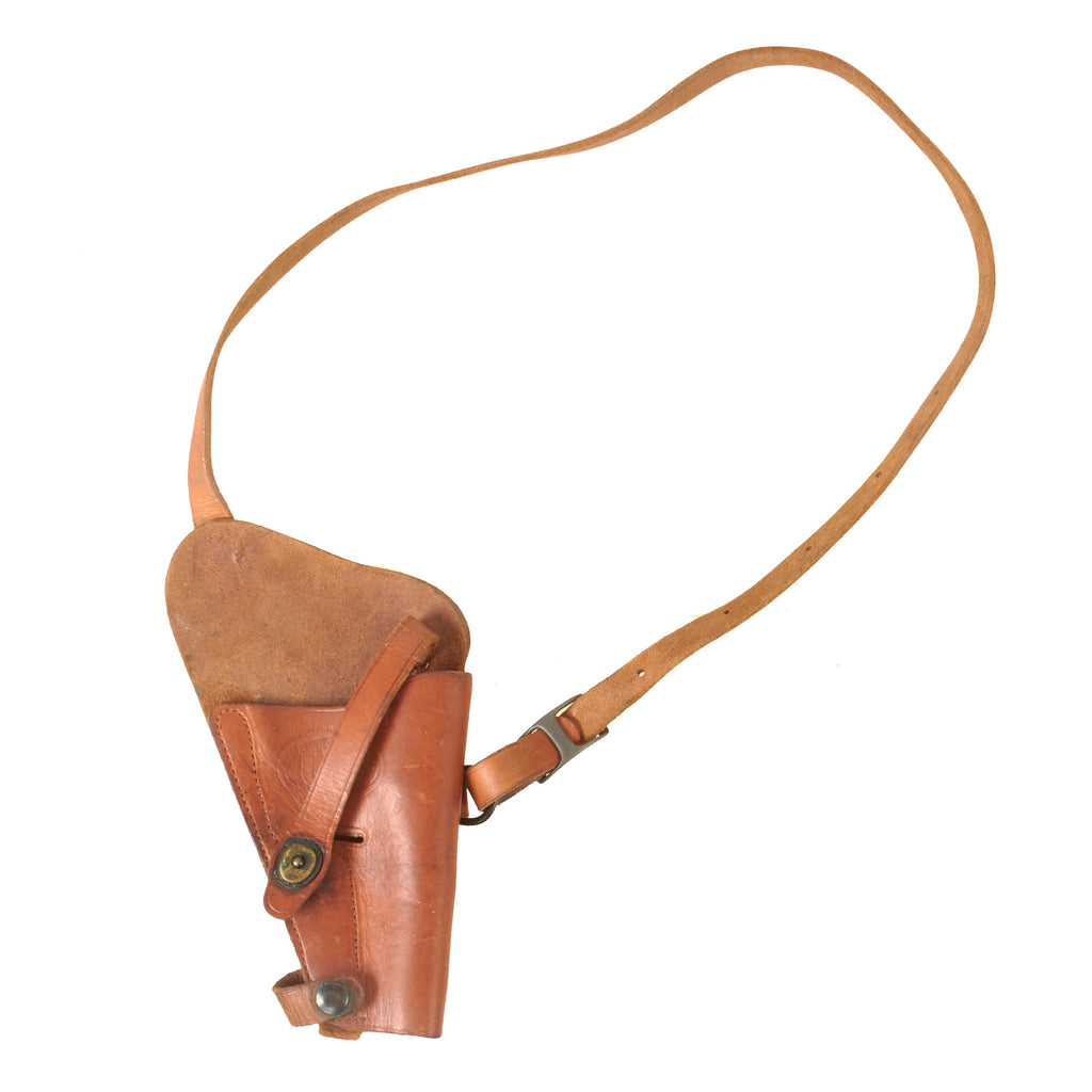 Original U.S. Vietnam War WWII Style .38 Victory Revolver M3 Shoulder Holster by Boyt Harness with 1962 MRT Date