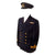 Original British WWI RNAS Military Cross-Recipient Naval Aviator Uniform & Visor Cap Jacket - Cuff Eagles have Correct Three-Stud Configuration