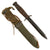 Original U.S. WWII Named Blade Marked Second Pattern M3 Fighting Knife by Camillus with Updated M8 Scabbard by B.M. Co.