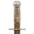Original U.S. WWII AAF Named Custom Fighting Knife with Theater-Made Aircraft Plexiglass Grip and Personalized Leather Sheath - Philip A. Parkhurst