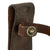 Original U.S. WWII AAF Named Custom Fighting Knife with Theater-Made Aircraft Plexiglass Grip and Personalized Leather Sheath - Philip A. Parkhurst