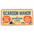 Original U.S. WWII “Remember Pearl Harbor” Scaroon Manor License Plate & License Plate Topper - Excellent