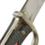 Original German Pre-WWII HJ Youth Fahrtenmesser Knife by Ed. Wüsthof of Solingen with Motto, Shortened Blade, and Scabbard