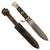 Original German WWII Early Motto-Marked HJ Trip Knife by Scarce Maker Anton Wingen Jr. with Scabbard