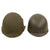 Original U.S. WWII M1 McCord Front Seam Swivel Bale Helmet with Helmet Net & Westinghouse Liner