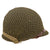Original U.S. WWII M1 McCord Front Seam Swivel Bale Helmet with Helmet Net & Westinghouse Liner
