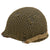 Original U.S. WWII M1 McCord Front Seam Swivel Bale Helmet with Helmet Net & Westinghouse Liner