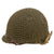 Original U.S. WWII M1 McCord Front Seam Swivel Bale Helmet with Helmet Net & Westinghouse Liner