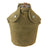 Original U.S. WWII Named 1st Pattern USMC Canteen Cover with Durasnaps and Black Porcelainized Canteen