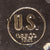 Original U.S. WWII Named 1st Pattern USMC Canteen Cover with Durasnaps and Black Porcelainized Canteen
