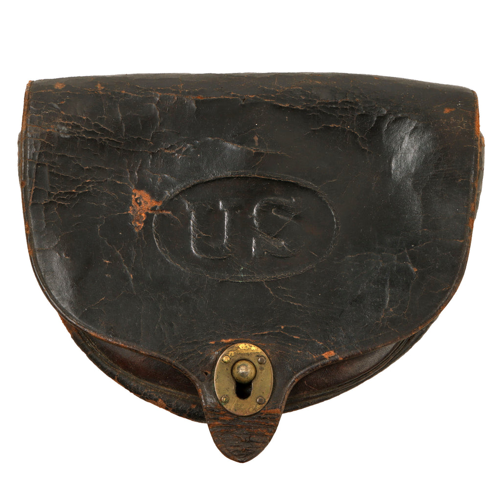 Original U.S. Indian Wars Cavalry M1874 Dyer .45-70 Cartridge Box by Rock Island Arsenal