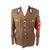 Original German WWII RAD National Labor Service Oberstfeldmeister Officer Uniform Tunic by Ferd. Kunzewith Armband and KvKII Ribbon