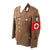 Original German WWII RAD National Labor Service Oberstfeldmeister Officer Uniform Tunic by Ferd. Kunzewith Armband and KvKII Ribbon