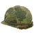 Original U.S. Vietnam War M1 Helmet with Mitchell Pattern Camouflage Cover and P64 Liner