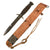 Original U.S. WWII Excellent Blade Marked 1943 Dated M3 Fighting Knife by Imperial with Black Spacers 1943 Dated M6 Scabbard by Viner Bros