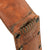 Original U.S. WWII Excellent Blade Marked 1943 Dated M3 Fighting Knife by Imperial with Black Spacers 1943 Dated M6 Scabbard by Viner Bros