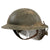 Original British WWI Mk. I Brodie Helmet with Chainmail Eyeshields used in Film “War Horse” - Reproduction Liner