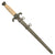 Original German WWII Heer Army Officer Dagger with Ivoroid Grip and Scabbard - Excellent Unmarked Blade Original Items