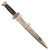 Original German WWII DRK Red Cross Officer's Dagger with Scabbard and Damaged Crossguard - Deutsches Rotes Kreuz
