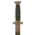 Original German WWII DRK Red Cross Officer's Dagger with Scabbard and Damaged Crossguard - Deutsches Rotes Kreuz