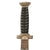 Original German WWII DRK Red Cross Officer's Dagger with Scabbard and Damaged Crossguard - Deutsches Rotes Kreuz